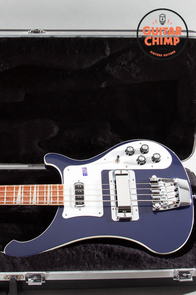 2010 Rickenbacker 4003 Midnight Blue Bass Rare Finish w/ OHSC