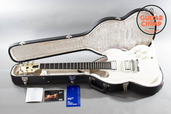 2013 Gibson SG Baritone Alpine White w/ OHSC 27