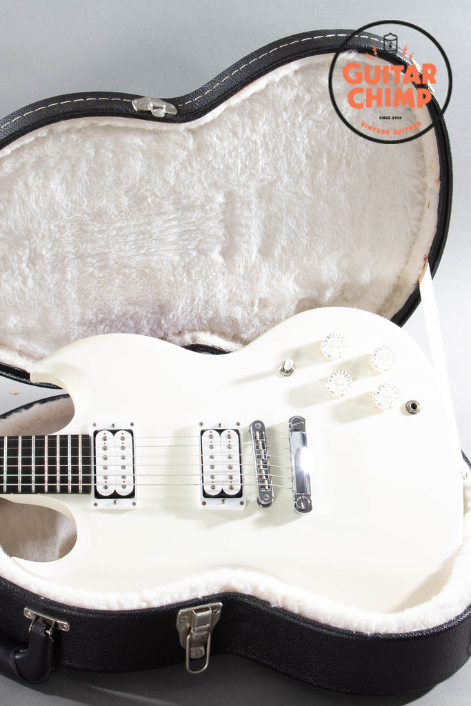 2013 Gibson SG Baritone Alpine White w/ OHSC 27" Scale