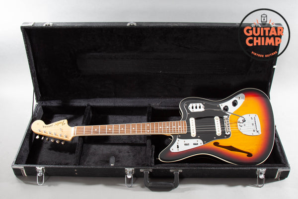 2012 Fender MIJ Japan FSR Jaguar JG/HO Thinline Double Bound 3TSB