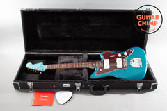 2025 Fender Japan MIJ FSR Hybrid II Jazzmaster Satin Ocean Turquoise Metallic Matching Headstock