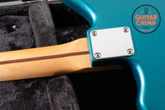 2025 Fender Japan MIJ FSR Hybrid II Jazzmaster Satin Ocean Turquoise Metallic Matching Headstock