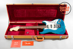 2019 Fender Japan MIJ Michiya Haruhata Stratocaster Caribbean Blue Transparent Tweed HSC