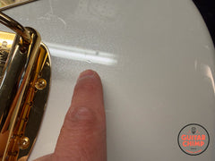 2025 Fender Japan MIJ Traditional ’60s Mustang White Pearl Matching Headstock Gold Hardware w/ Tweed HSC