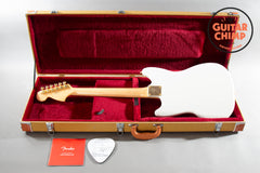 2025 Fender Japan MIJ Traditional 60s Mustang White Pearl Matching Headstock Gold Hardware