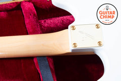 2025 Fender Japan MIJ Traditional 60s Mustang White Pearl Matching Headstock Gold Hardware
