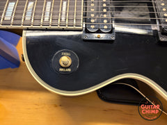 1998 Gibson Les Paul Custom Black Beauty Ebony Burstbucker 2 & 3 w/ Gibson HSC