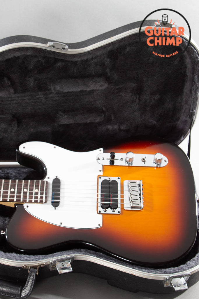 1993 Fender Telecaster Plus V1 3-Tone Sunburst Lace Sensor OHSC USA