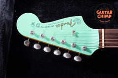 2010 Fender Japan MIJ JM66 ’62 Reissue Jazzmaster Seafoam Green Matching Headstock
