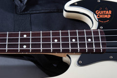 2007 Fender Japan MIJ Aerodyne Jazz Bass AJB Vintage White Matching Headstock