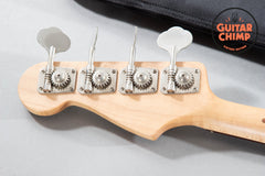 2007 Fender Japan MIJ Aerodyne Jazz Bass AJB Vintage White Matching Headstock