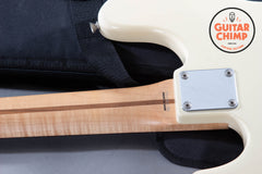 2007 Fender Japan MIJ Aerodyne Jazz Bass AJB Vintage White Matching Headstock