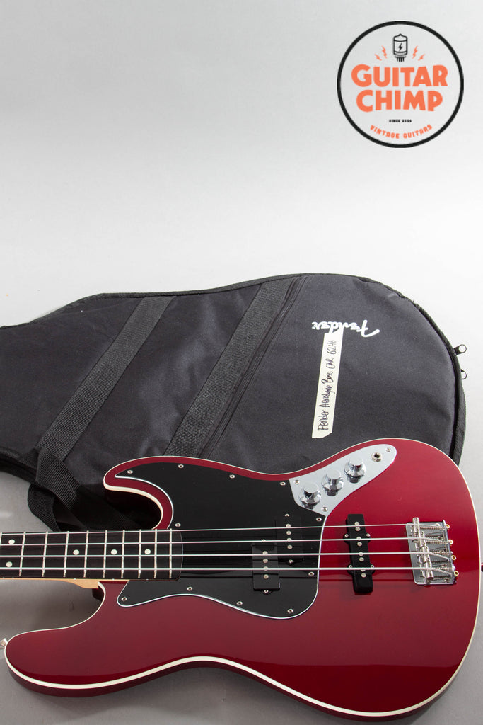 2017 Fender Japan Aerodyne Jazz Bass Candy Apple Red