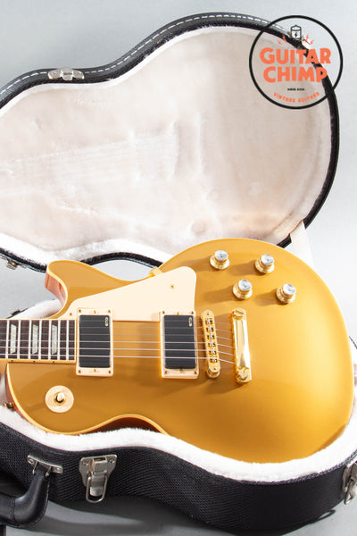 2009 Gibson Limited Edition Les Paul Standard Piezo Gold Top #142
