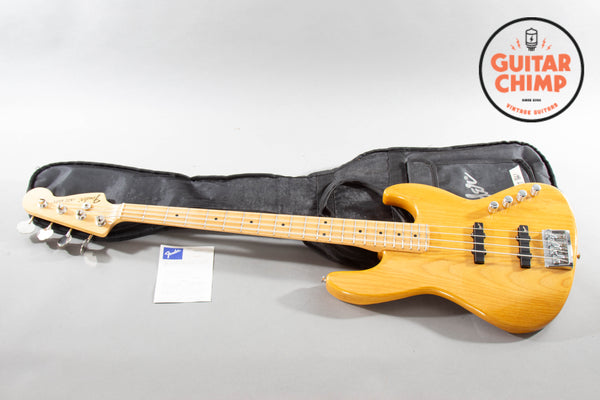 1990 Fender Japan MIJ JBR-800 Pro Feel Jazz Bass Natural Active