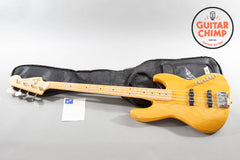 1990 Fender Japan MIJ JBR-800 Pro Feel Jazz Bass Natural Active FujiGen