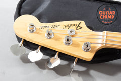 1990 Fender Japan MIJ JBR-800 Pro Feel Jazz Bass Natural Active FujiGen