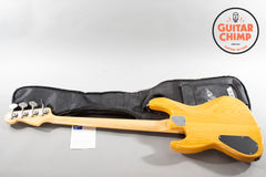 1990 Fender Japan MIJ JBR-800 Pro Feel Jazz Bass Natural Active FujiGen