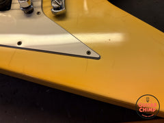 1997 Gibson Flying V ’67 Reissue Classic White Aged Ebony 496R 500T w/ OHSC