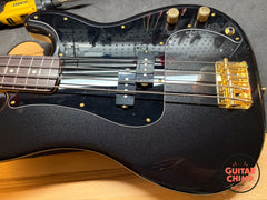2025 Fender Japan MIJ Traditional ’60s Precision P Bass Black Pearl Matching Headstock Gold Hardware