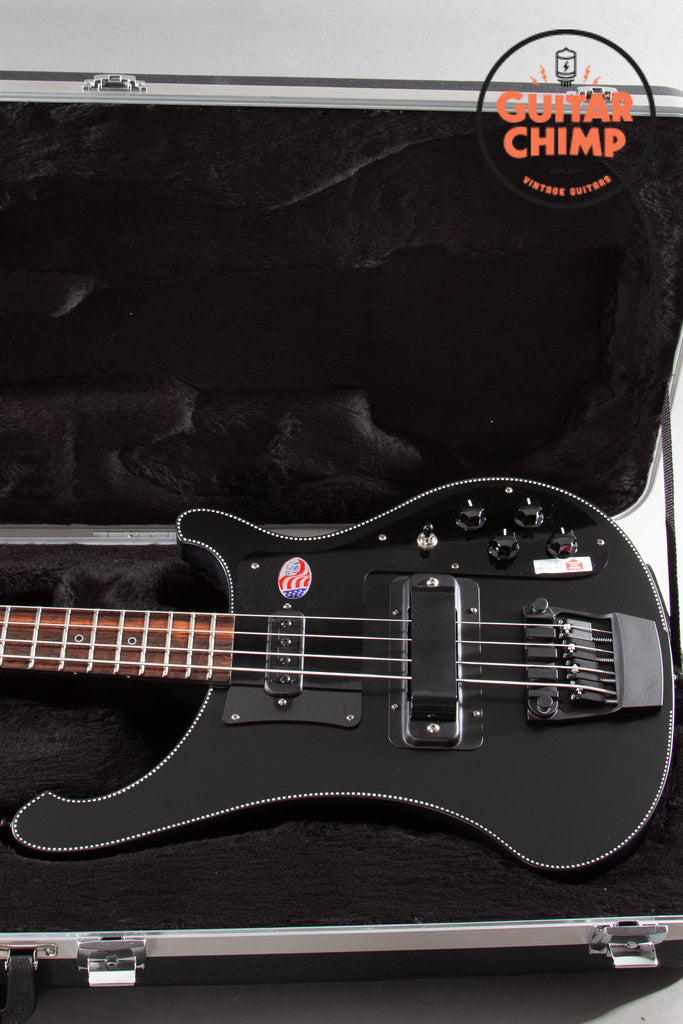 2026 Rickenbacker 4003 Noir 1 of 20 Satin Black Checkerboard Binding OHSC