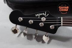 2013 Fender Japan MIJ JB62 '62 Jazz Bass All Black Matching Headstock