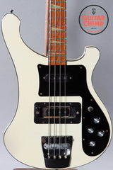 1992 Rickenbacker 4003 BT White with Black Trim and Hardware