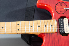 2021 Fender Japan MIJ Michiya Haruhata Stratocaster Trans Pink Flame Top