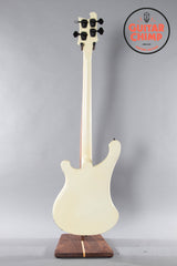 1992 Rickenbacker 4003 BT White with Black Trim and Hardware