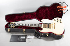 2011 Gibson Custom Shop ’61 SG Custom 3-Pickup Alpine White