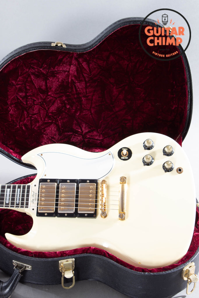 2011 Gibson Custom Shop ’61 SG Custom 3-Pickup Alpine White