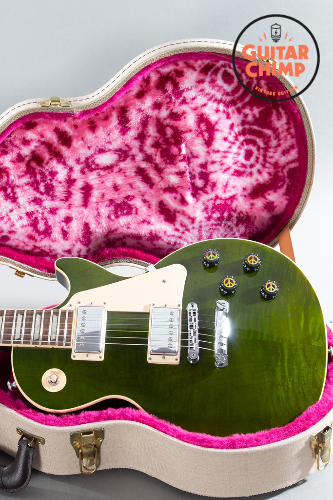 2014 Gibson Les Paul Peace Mellow Out Green