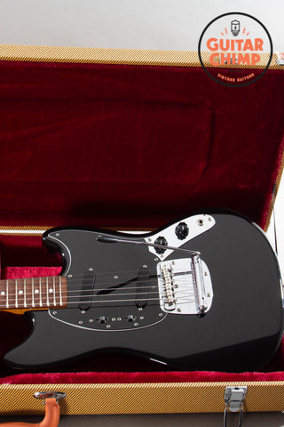 2006 Fender Japan CIJ MG69-72 '69 Mustang Black w/ Hard-Shell Case
