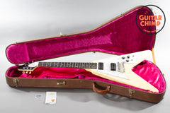 1995 Gibson Flying V '67 Reissue Alpine White OHSC Rare