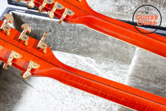 1997 Gretsch G6120-6/12 Nashville Double Neck Orange Stain MIJ OHSC Rare