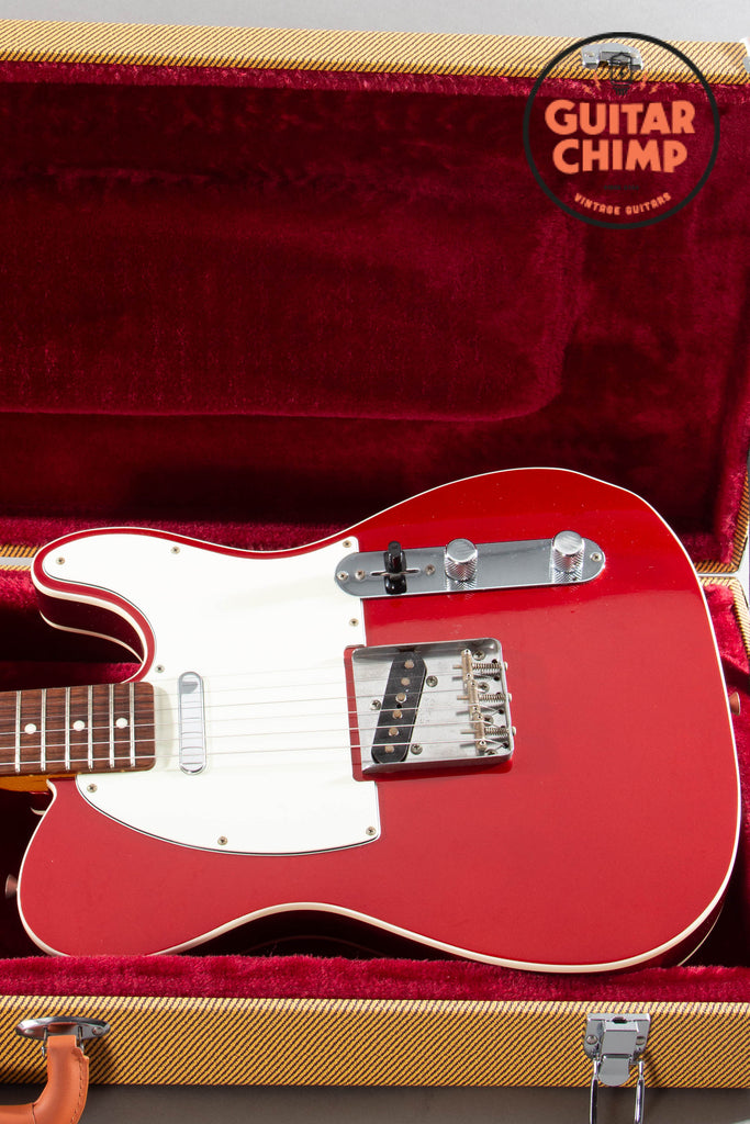 2004 Fender Japan CIJ TL62B-82TX '62 Telecaster Custom Candy Apple Red USA Texas Specials Tweed HSC