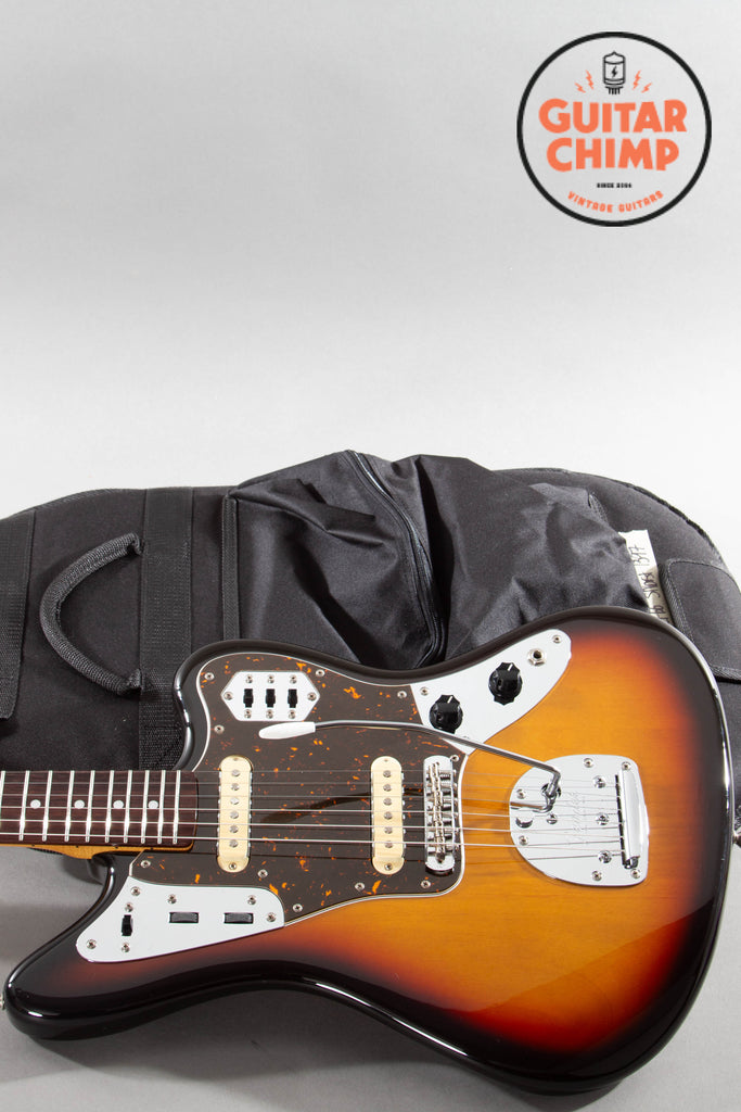 2012 Fender Japan MIJ JG66 '62 Reissue Jaguar 3-Tone Sunburst w/ Gig Bag