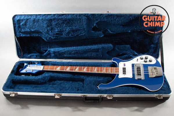 2002 Rickenbacker 4003 Midnight Blue Rare Color Hipshot Bridge