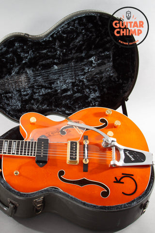 2002 Gretsch 6120W-57 Nashville Western 1957 Reissue Orange OHSC MIJ Rare
