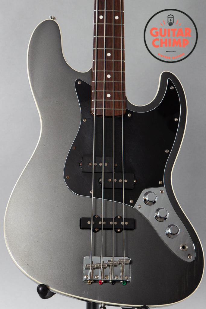 2004 Fender Japan AJB Aerodyne Jazz Bass Dolphin Gray