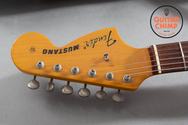 Fender Kurt contain モデル Fender Kurt Cobain Mustang RW Sonic Blue - Muziker