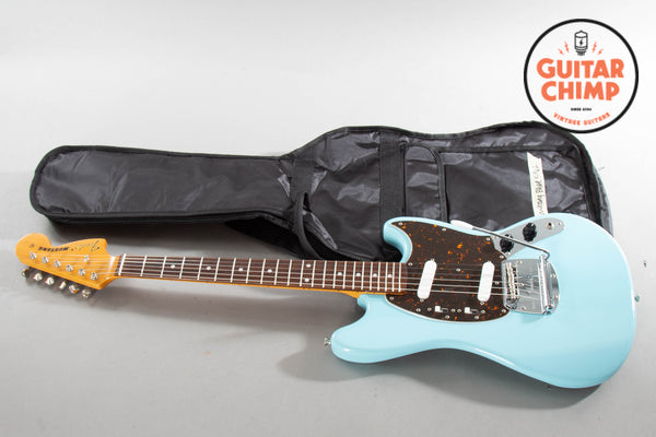 1995 Fender Japan Mustang MG69 '69 Reissue Sonic Blue