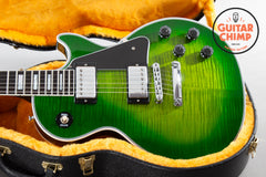 2025 Gibson Custom Shop M2M Les Paul Custom Figured Iguana Burst AAA Flame Long Tenon