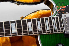 2025 Gibson Custom Shop M2M Les Paul Custom Figured Iguana Burst AAA Flame Long Tenon