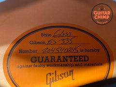 2024 Gibson Exclusive ES-335 60s Block Pelham Blue