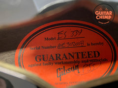 2013 Gibson Memphis ES-339 Ebony Black