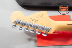 2022 Fender Japan MIJ Michiya Haruhata Stratocaster Trans Pink Flame Maple HSH Gig Bag