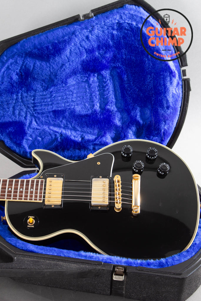 1984 Gibson Les Paul Studio Custom Ebony Black