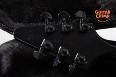 2000 Gibson Flying V Gothic Satin Black Ebony EMG 81/85 w/ OHSC