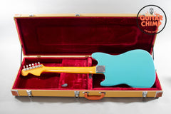 1994 Fender Japan MIJ MG66-66 ’66 Reissue Mustang Daphne Blue w/ Tweed HSC